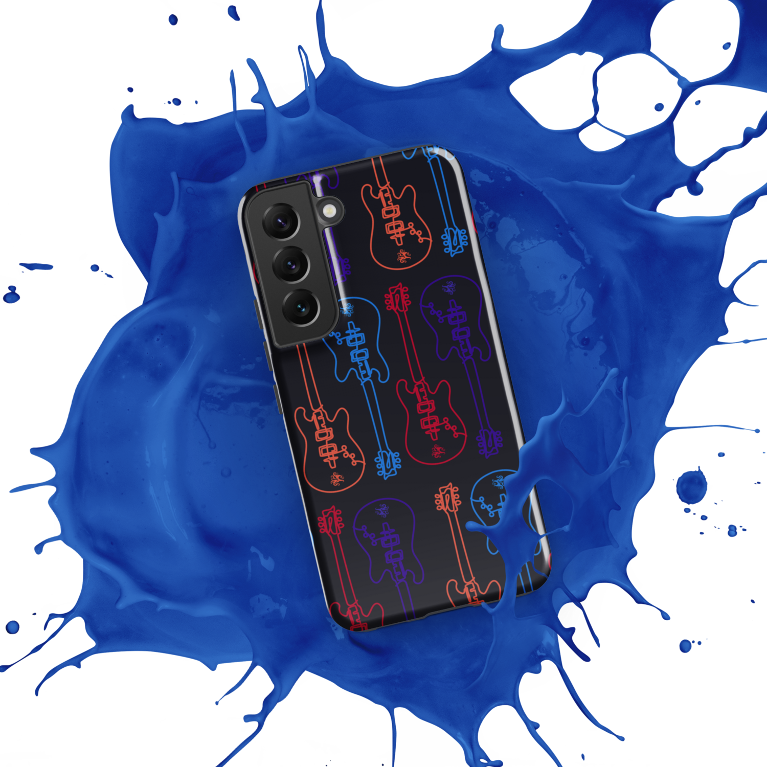 Tough case for Samsung® Phone - Studio Guitar - Black Sabbath