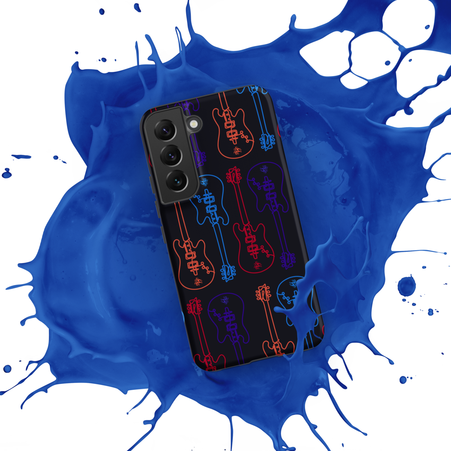 Tough case for Samsung® Phone - Studio Guitar - Black Sabbath