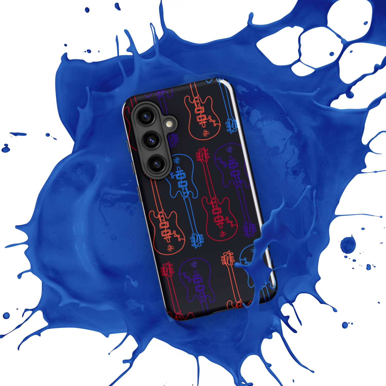 Tough case for Samsung® Phone - Studio Guitar - Black Sabbath
