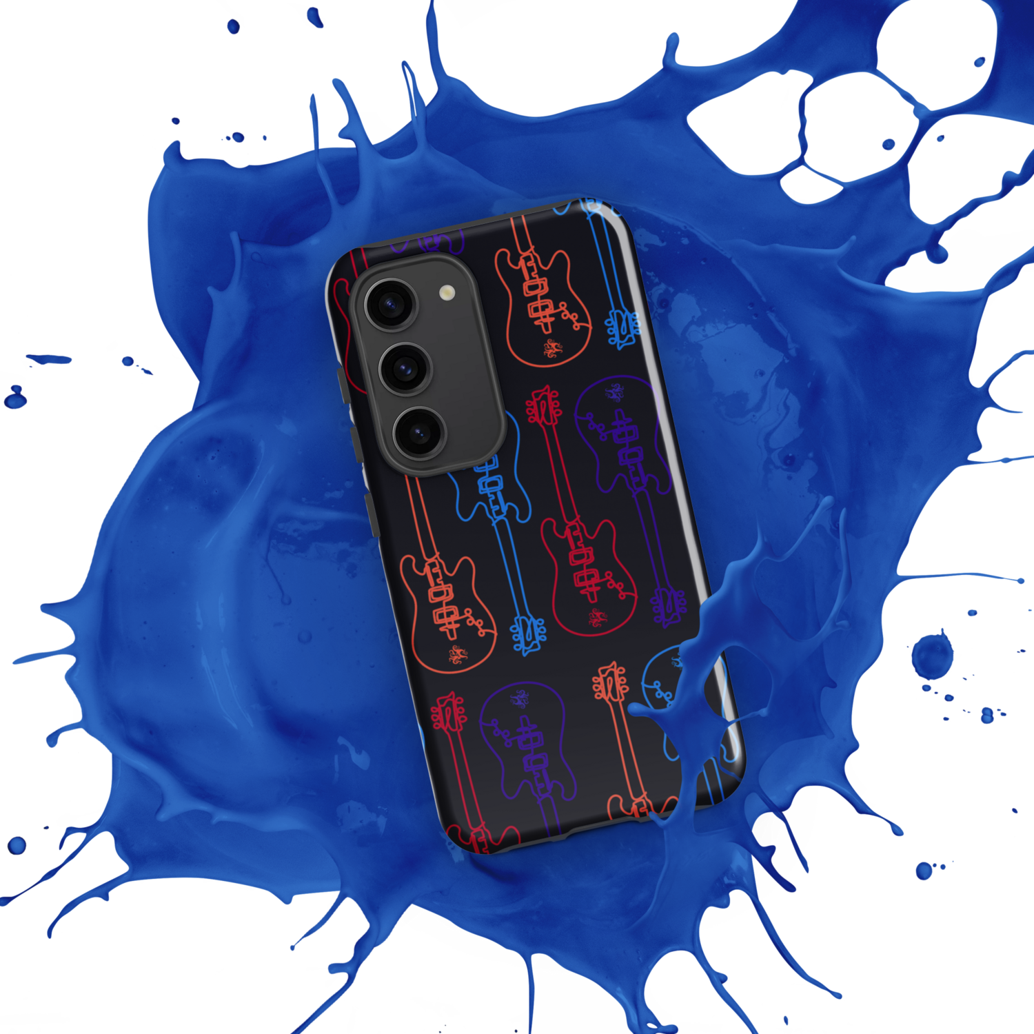 Tough case for Samsung® Phone - Studio Guitar - Black Sabbath
