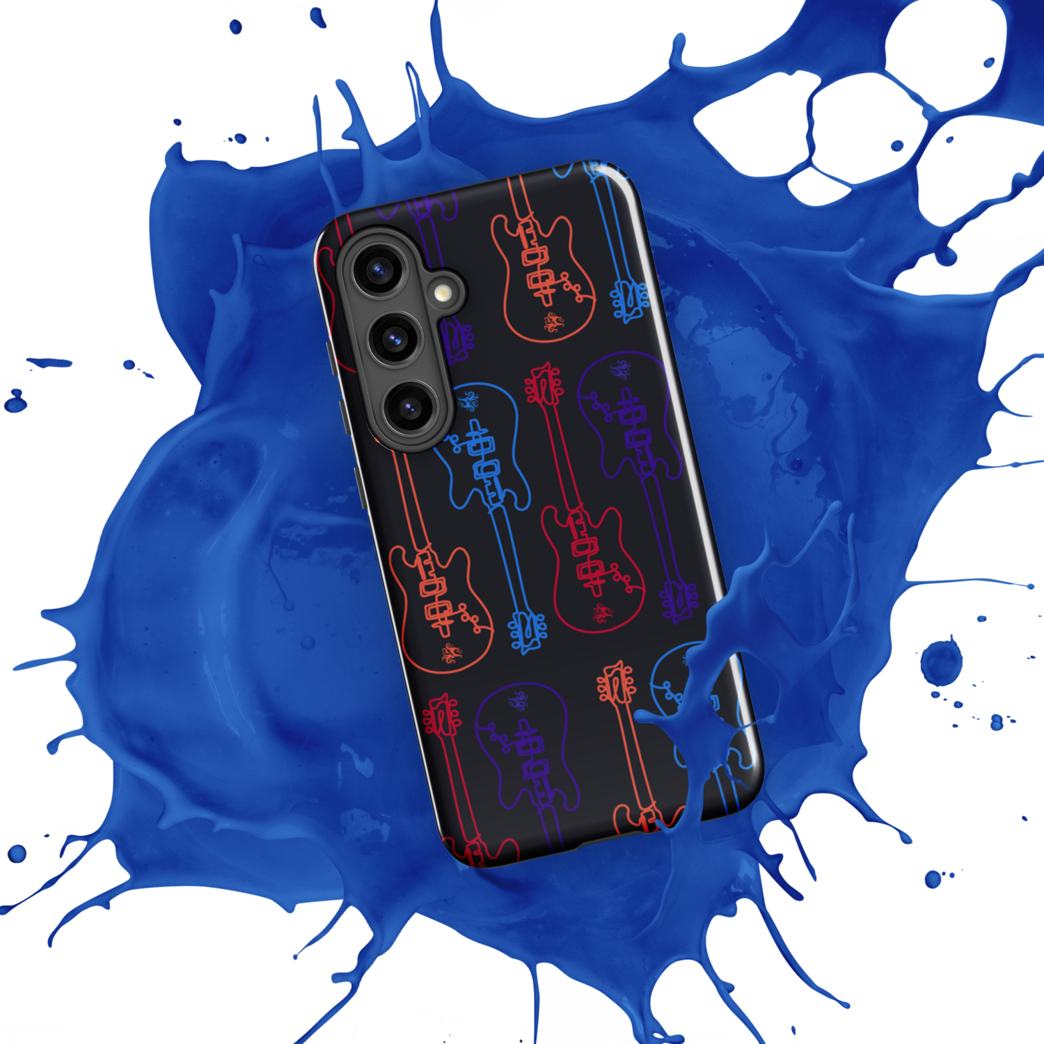 Tough case for Samsung® Phone - Studio Guitar - Black Sabbath