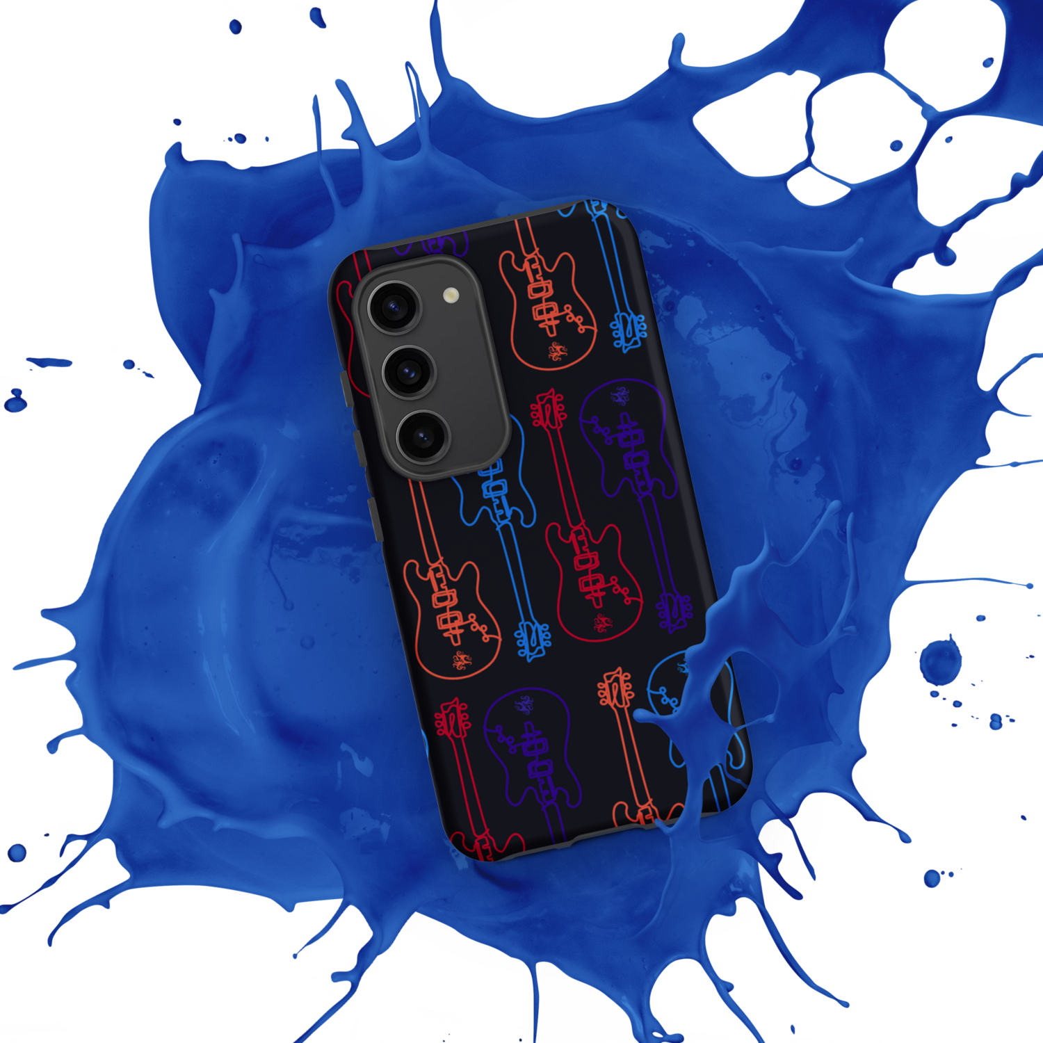 Tough case for Samsung® Phone - Studio Guitar - Black Sabbath