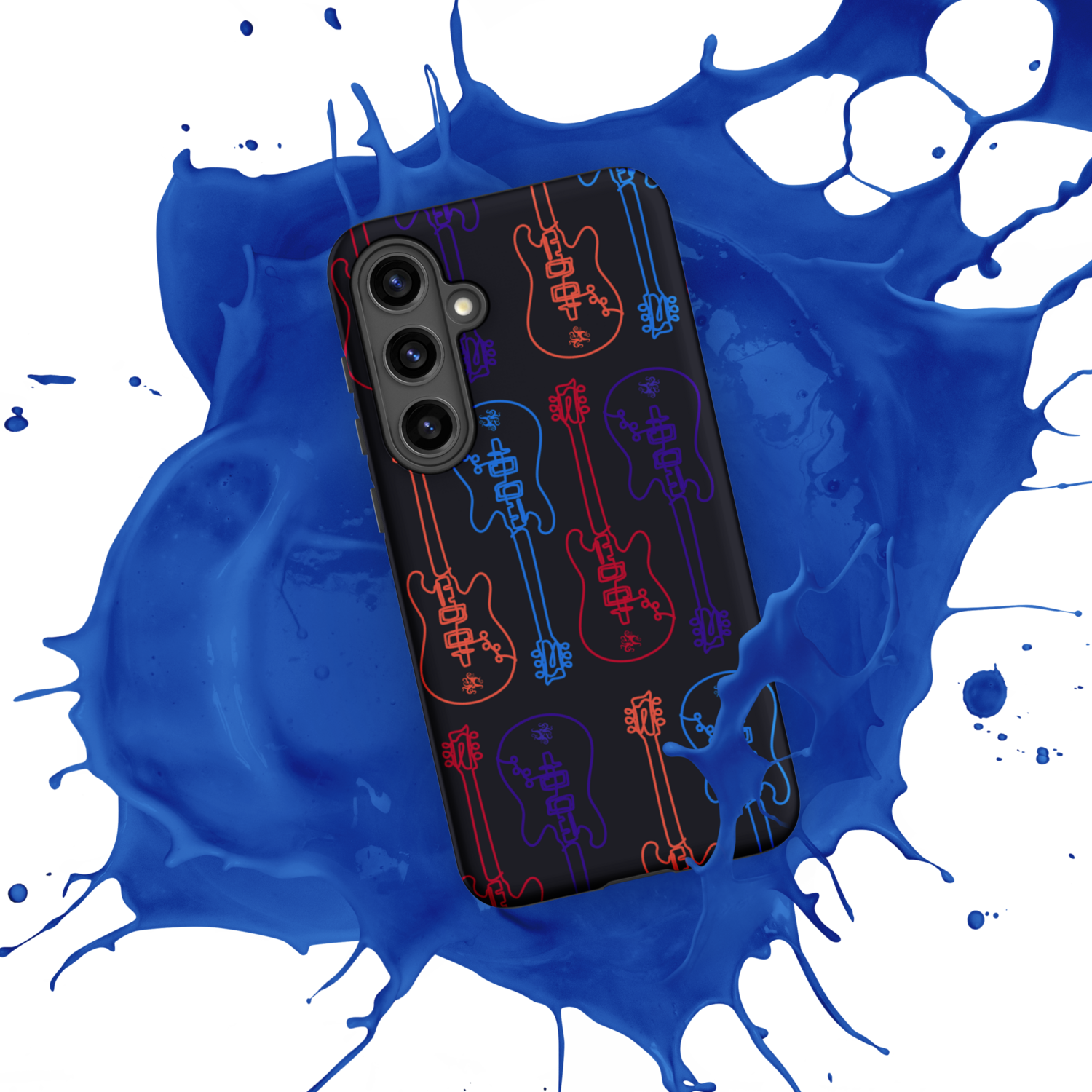 Tough case for Samsung® Phone - Studio Guitar - Black Sabbath