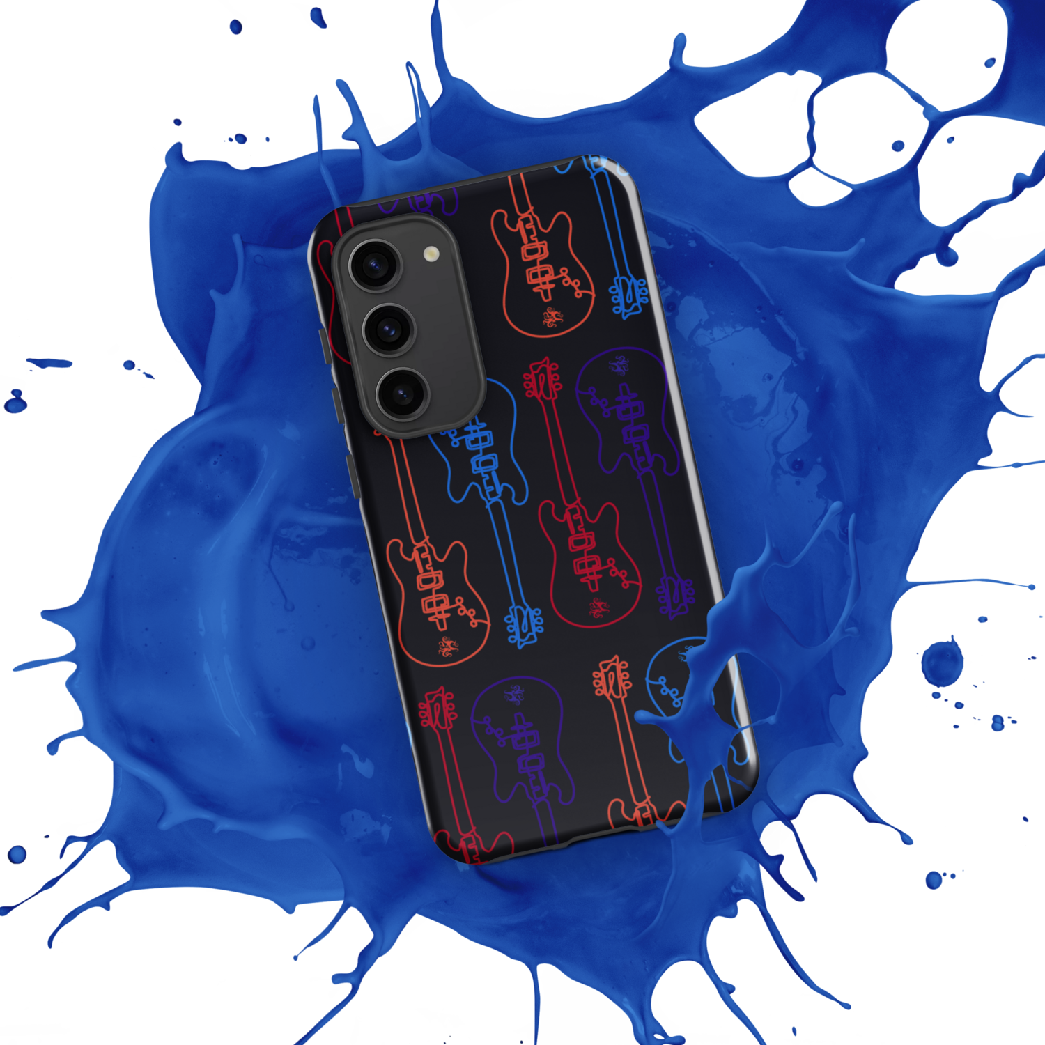 Tough case for Samsung® Phone - Studio Guitar - Black Sabbath