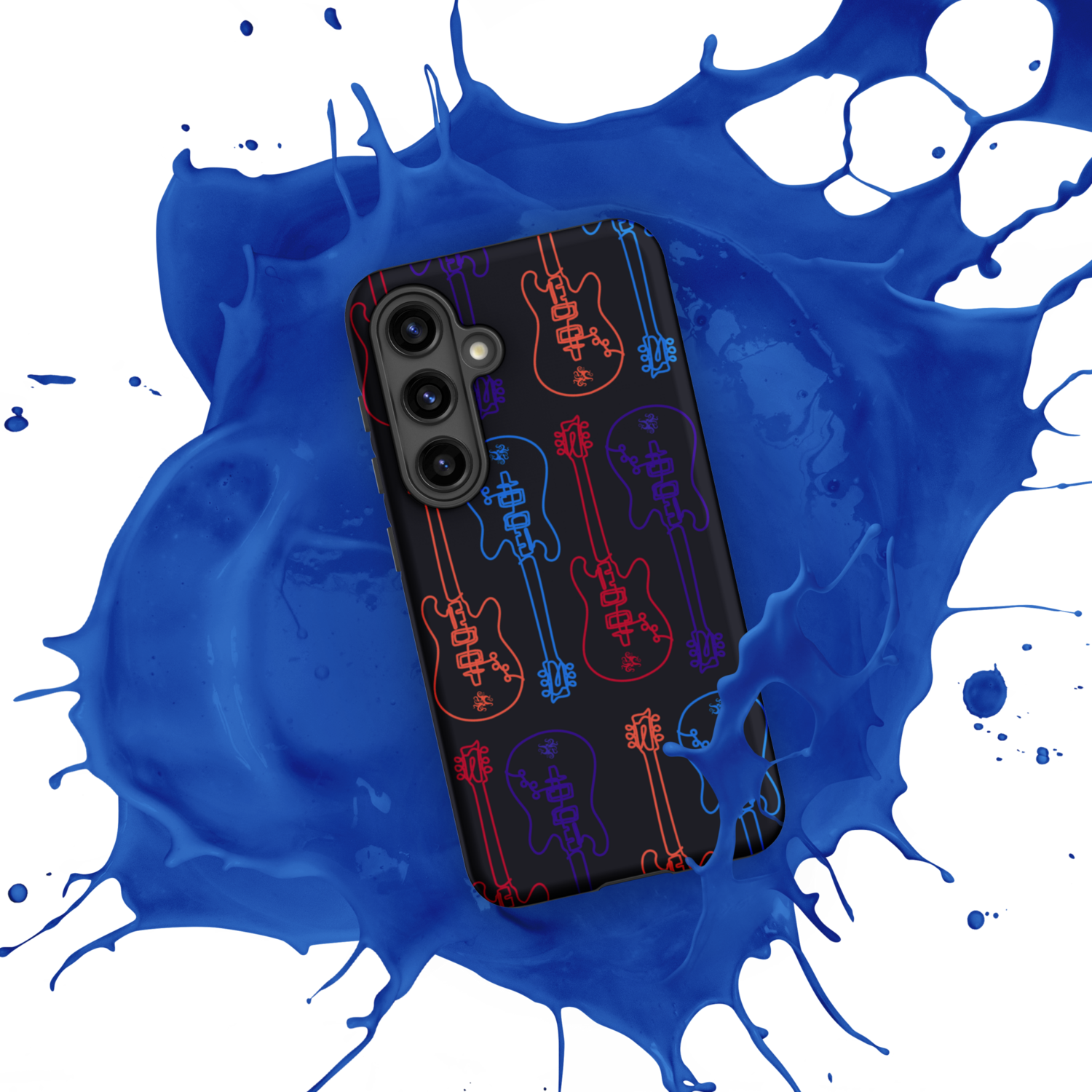 Tough case for Samsung® Phone - Studio Guitar - Black Sabbath