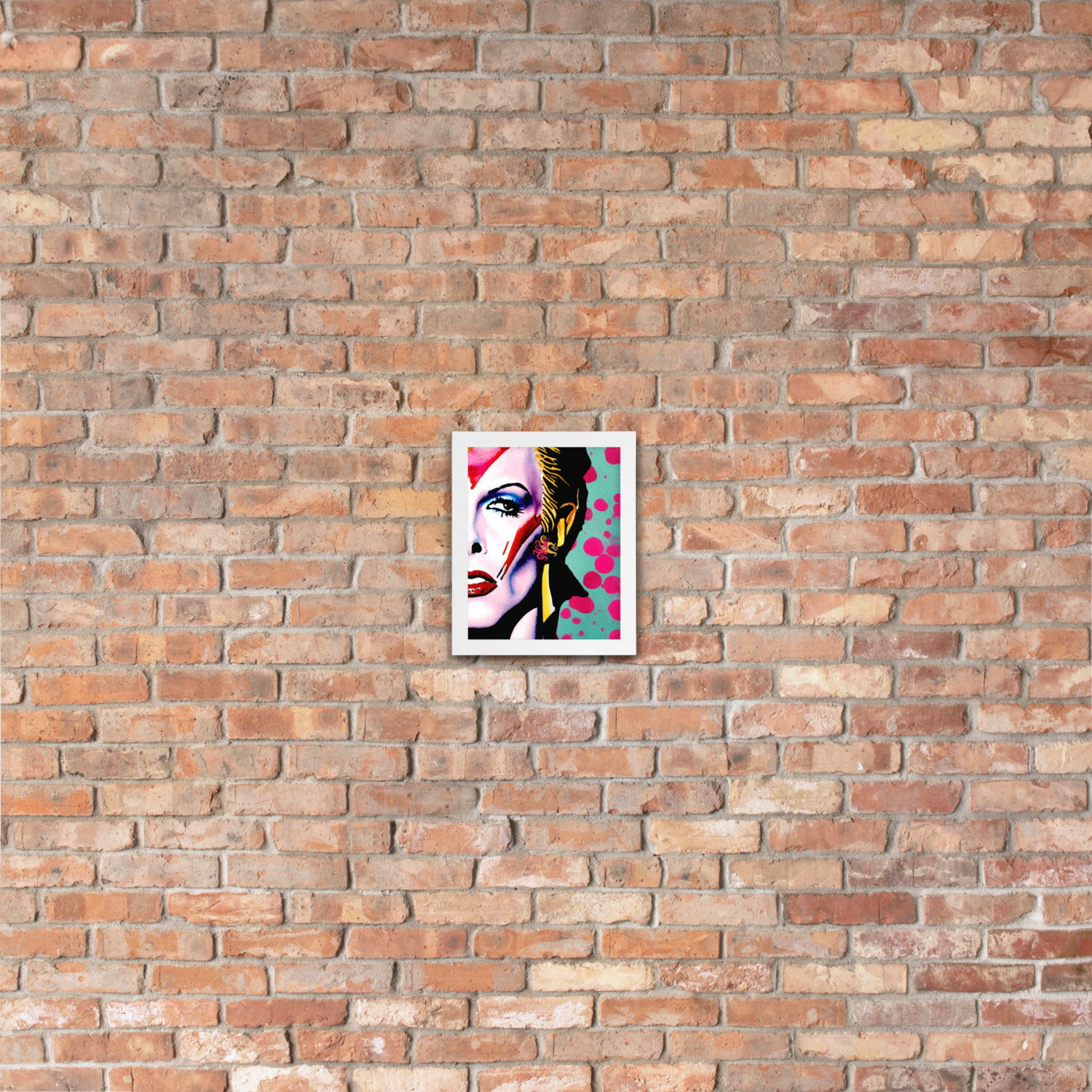 Framed Wall Art - David Bowie Tribute - Heroes
