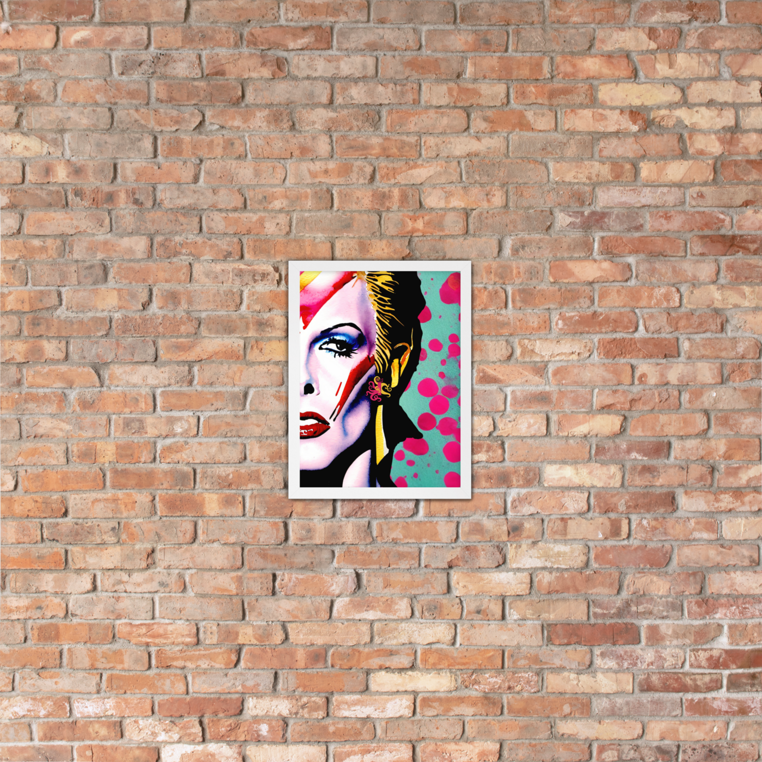 Framed Wall Art - David Bowie Tribute - Heroes