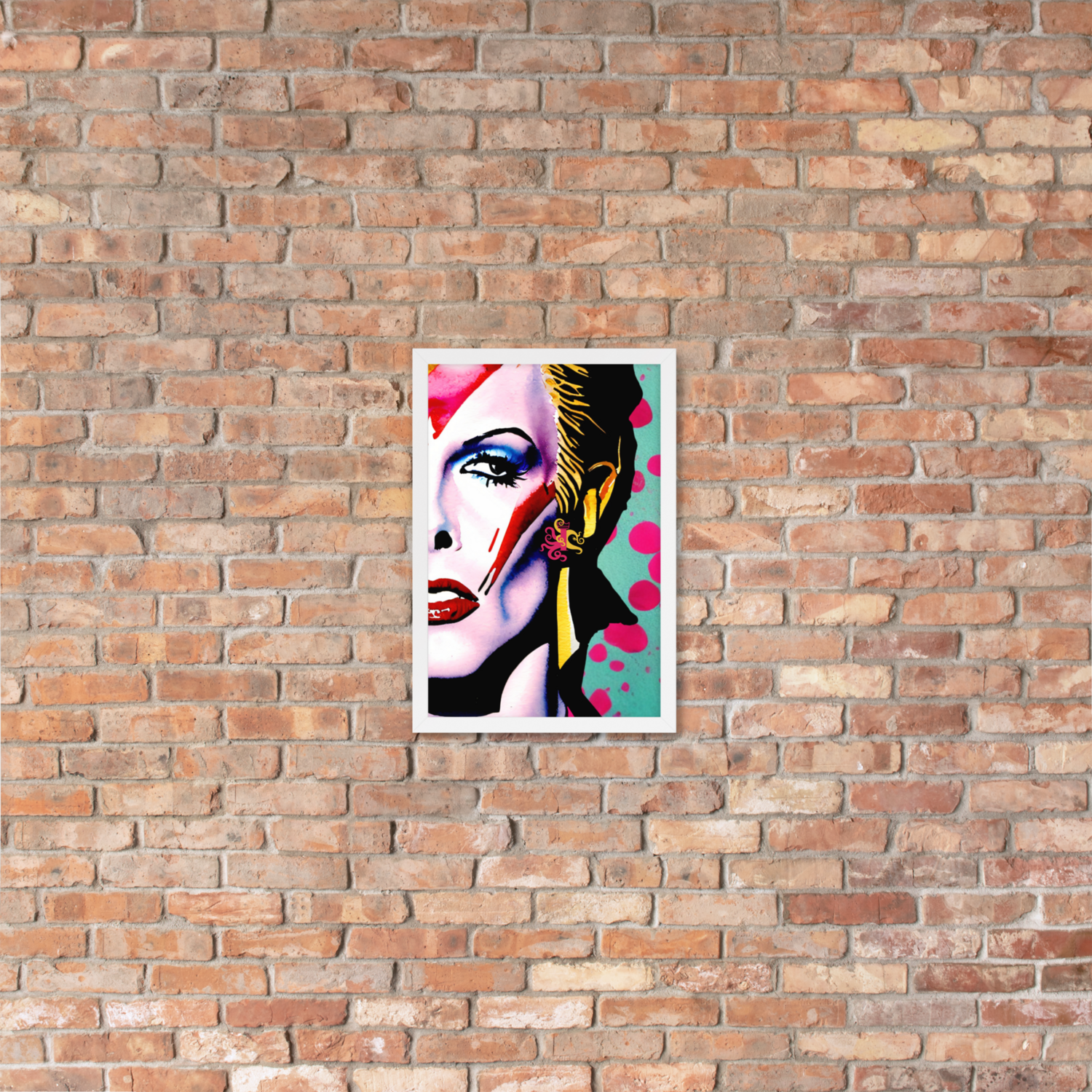 Framed Wall Art - David Bowie Tribute - Heroes