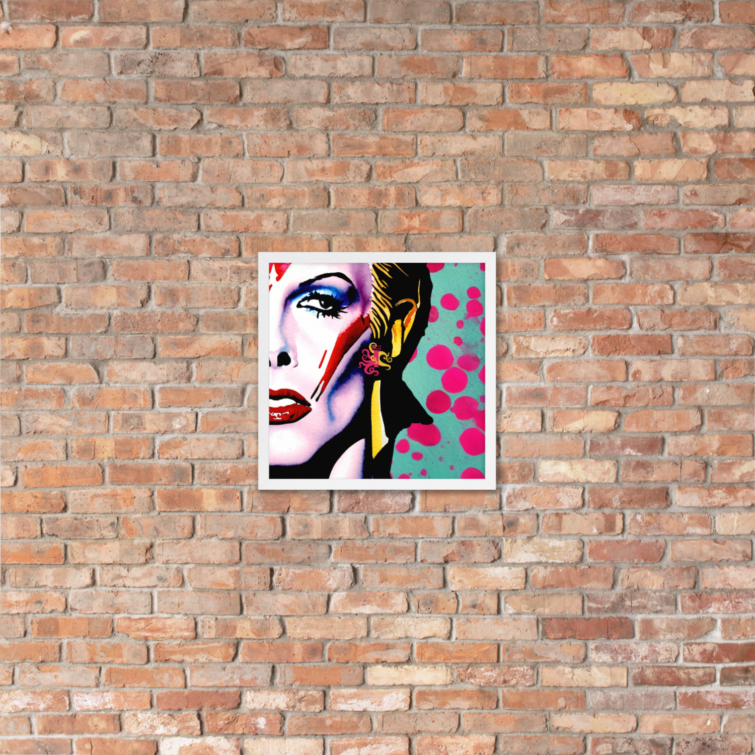 Framed Wall Art - David Bowie Tribute - Heroes