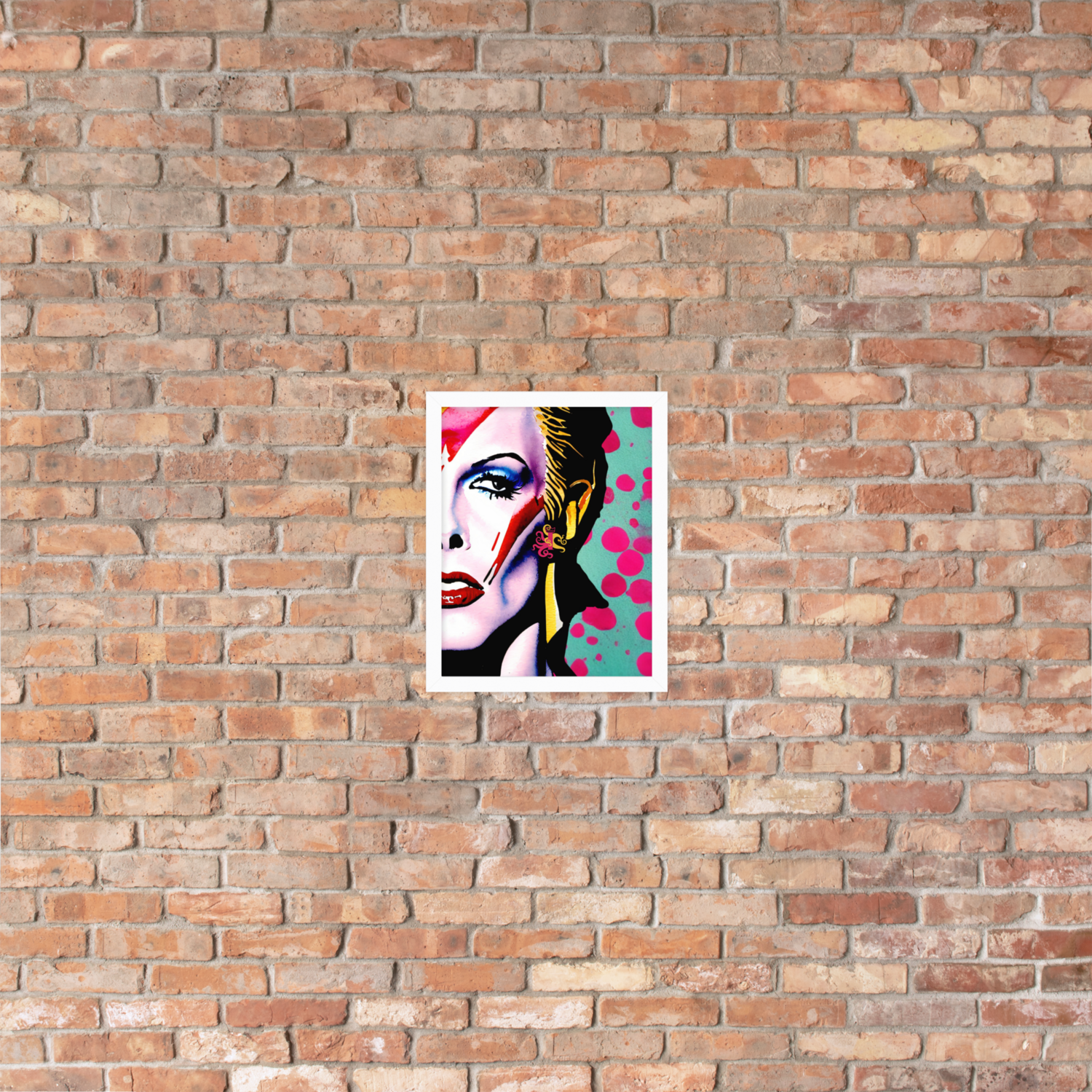 Framed Wall Art - David Bowie Tribute - Heroes