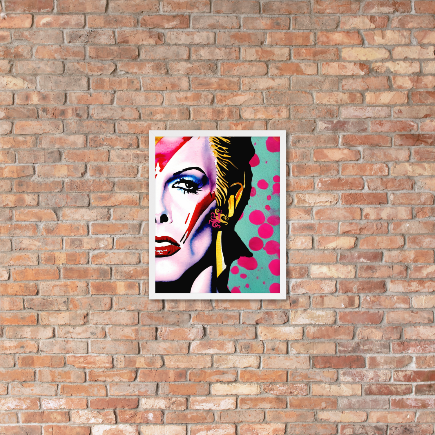 Framed Wall Art - David Bowie Tribute - Heroes
