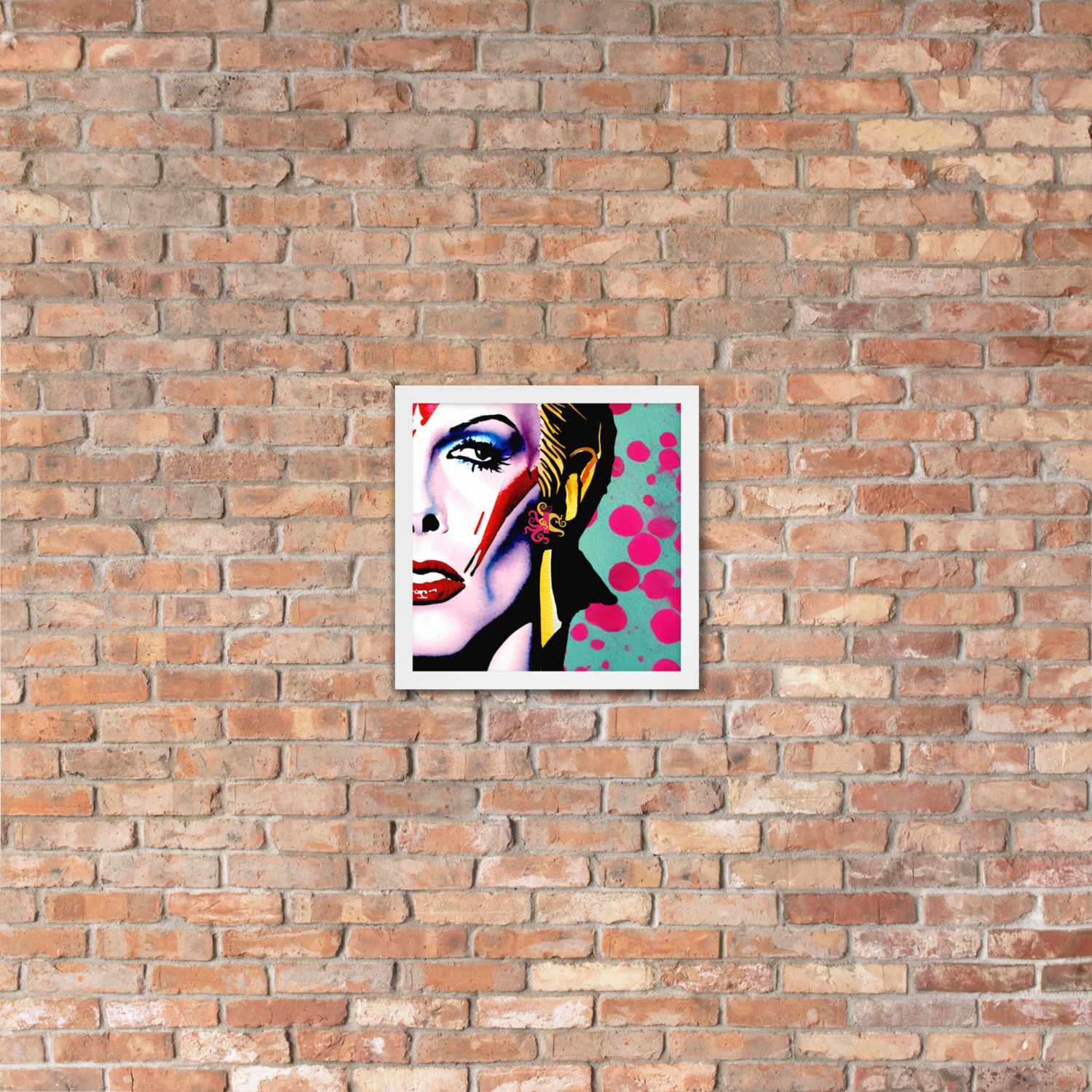 Framed Wall Art - David Bowie Tribute - Heroes