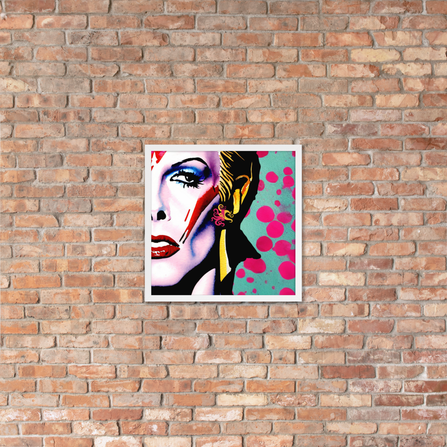 Framed Wall Art - David Bowie Tribute - Heroes