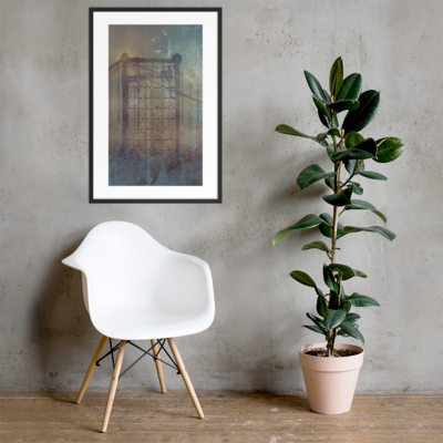 Framed Wall Art - Golden Gate Park (Overlaid-Prose)