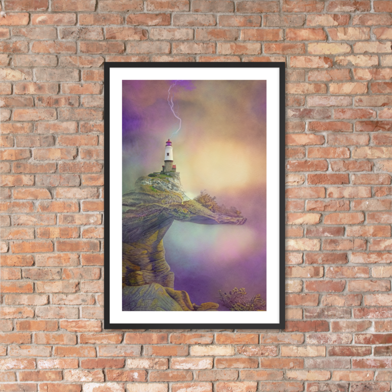 Framed Wall Art - Lighthouse Dreams