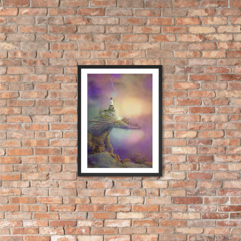 Framed Wall Art - Lighthouse Dreams