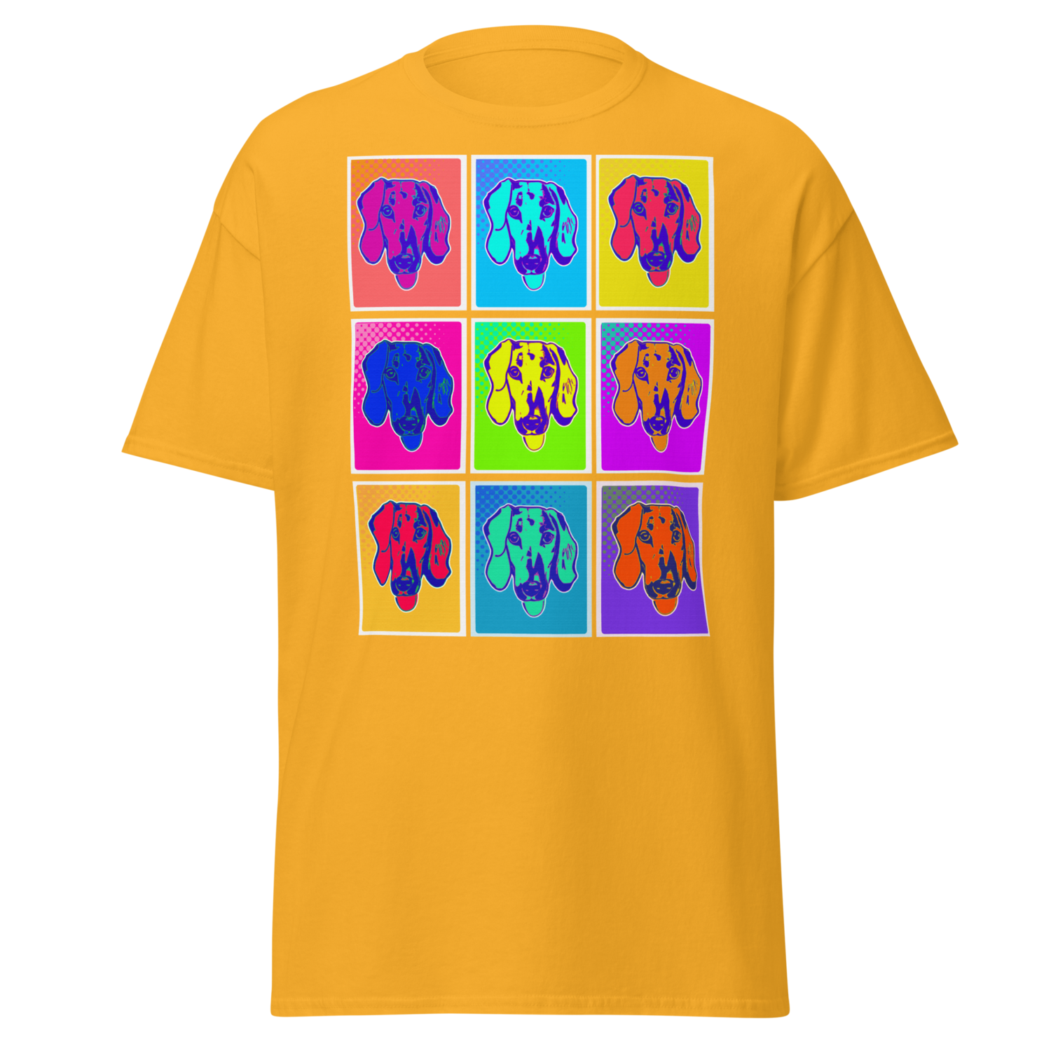 Unisex classic tee - Dachshund Retro Pop Art