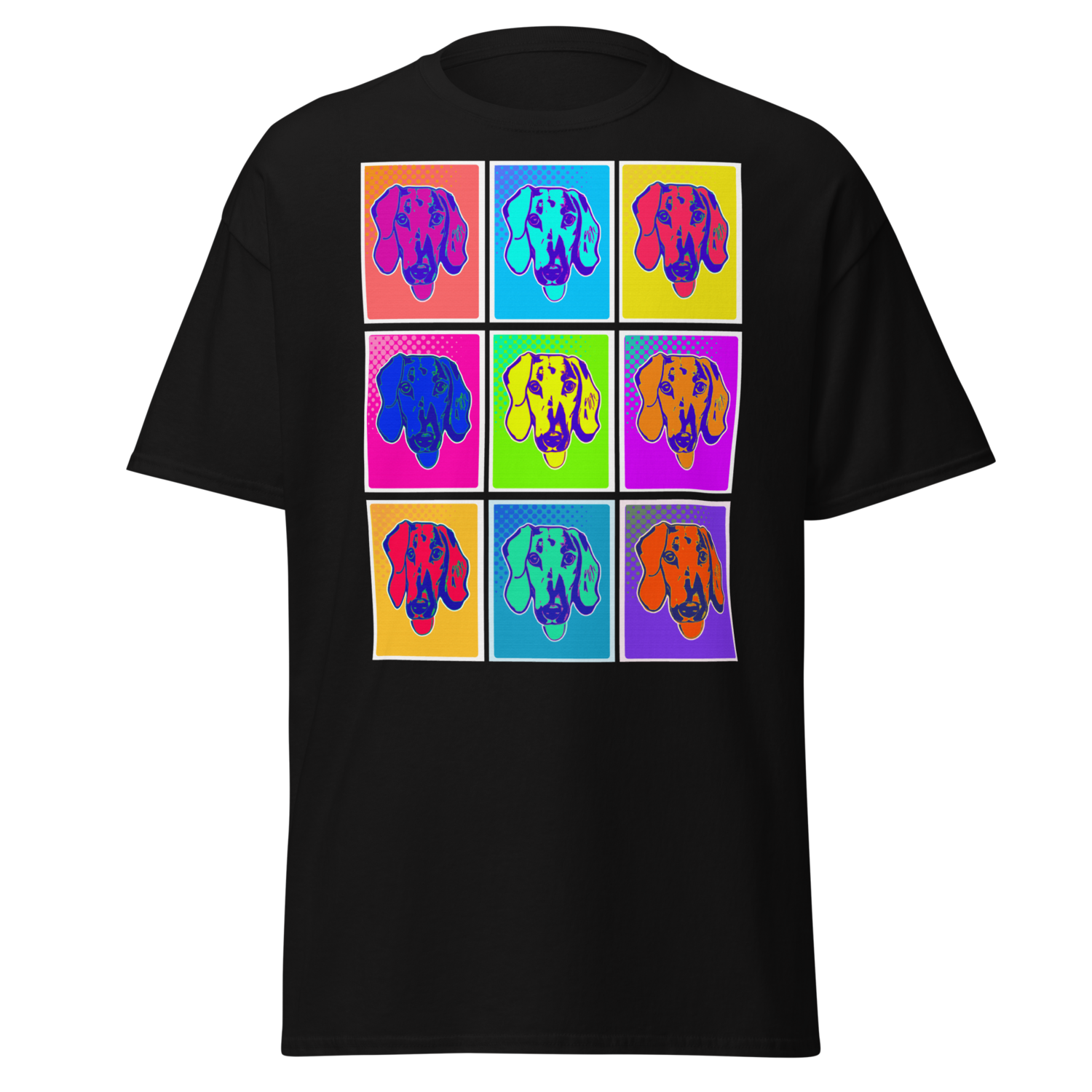 Unisex classic tee - Dachshund Retro Pop Art