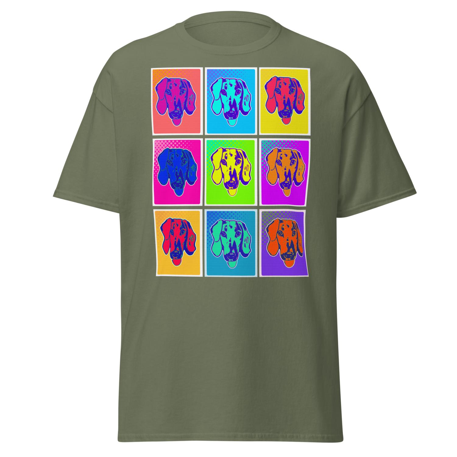 Unisex classic tee - Dachshund Retro Pop Art