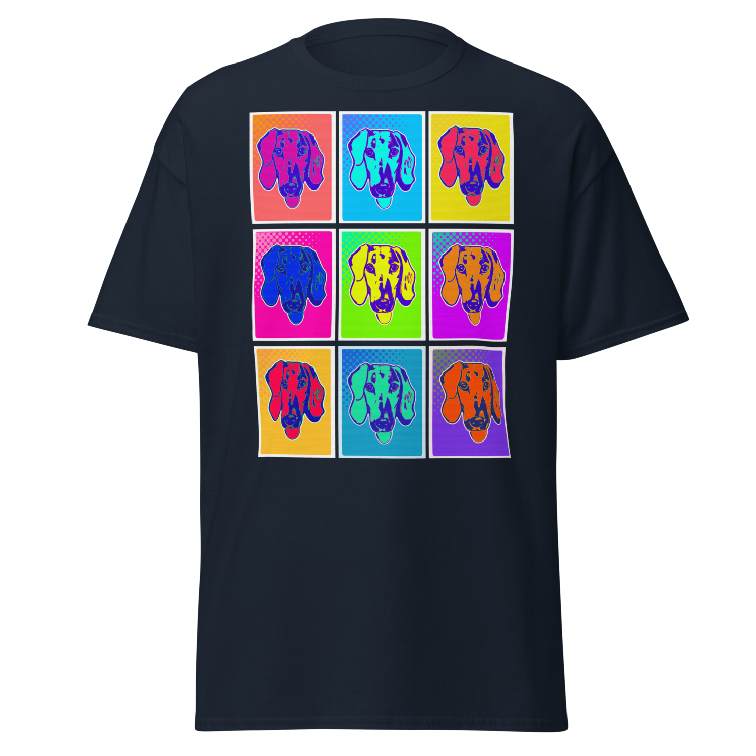 Unisex classic tee - Dachshund Retro Pop Art