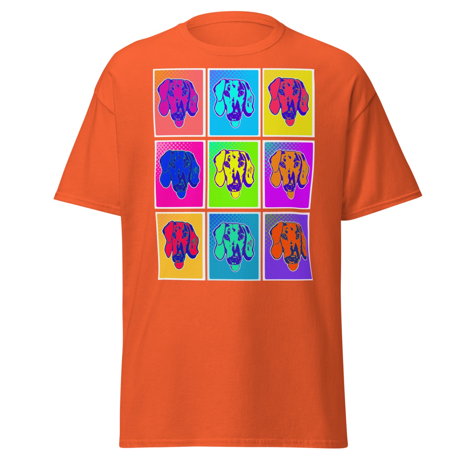 Unisex classic tee - Dachshund Retro Pop Art
