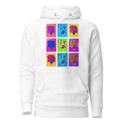 Unisex Hoodie - Dachshund Retro Pop Art
