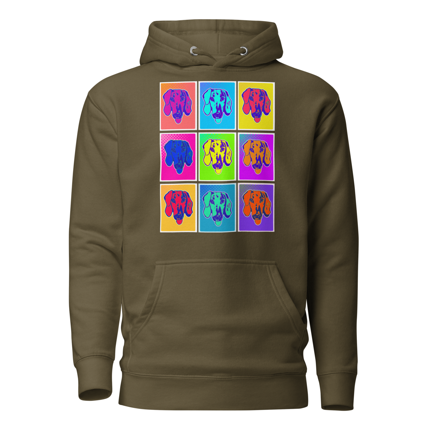 Unisex Hoodie - Dachshund Retro Pop Art