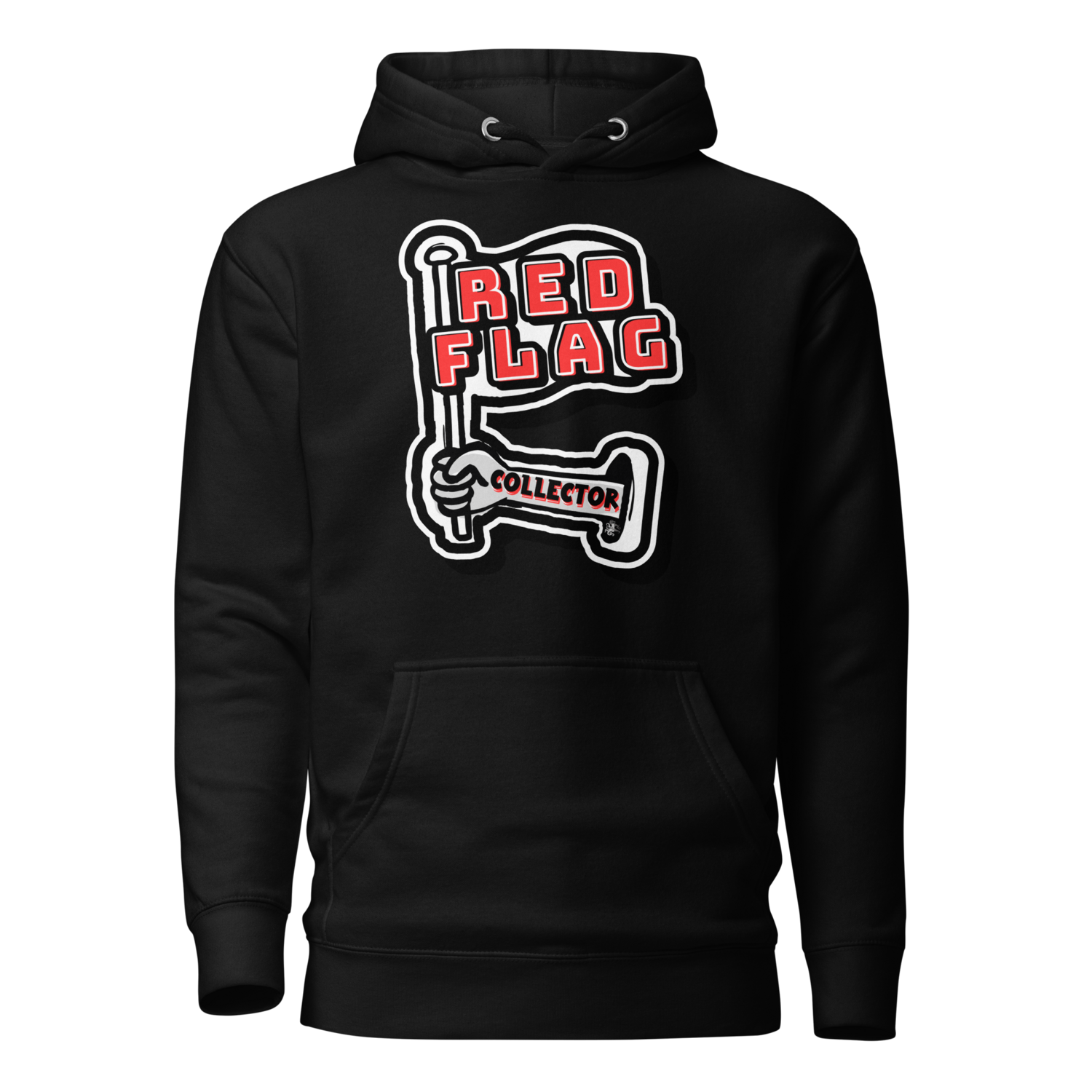 Unisex Hoodie - Satire: Red Flag Collector