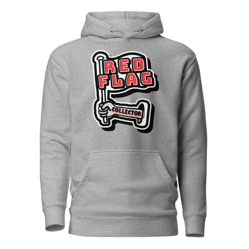 Unisex Hoodie - Satire: Red Flag Collector