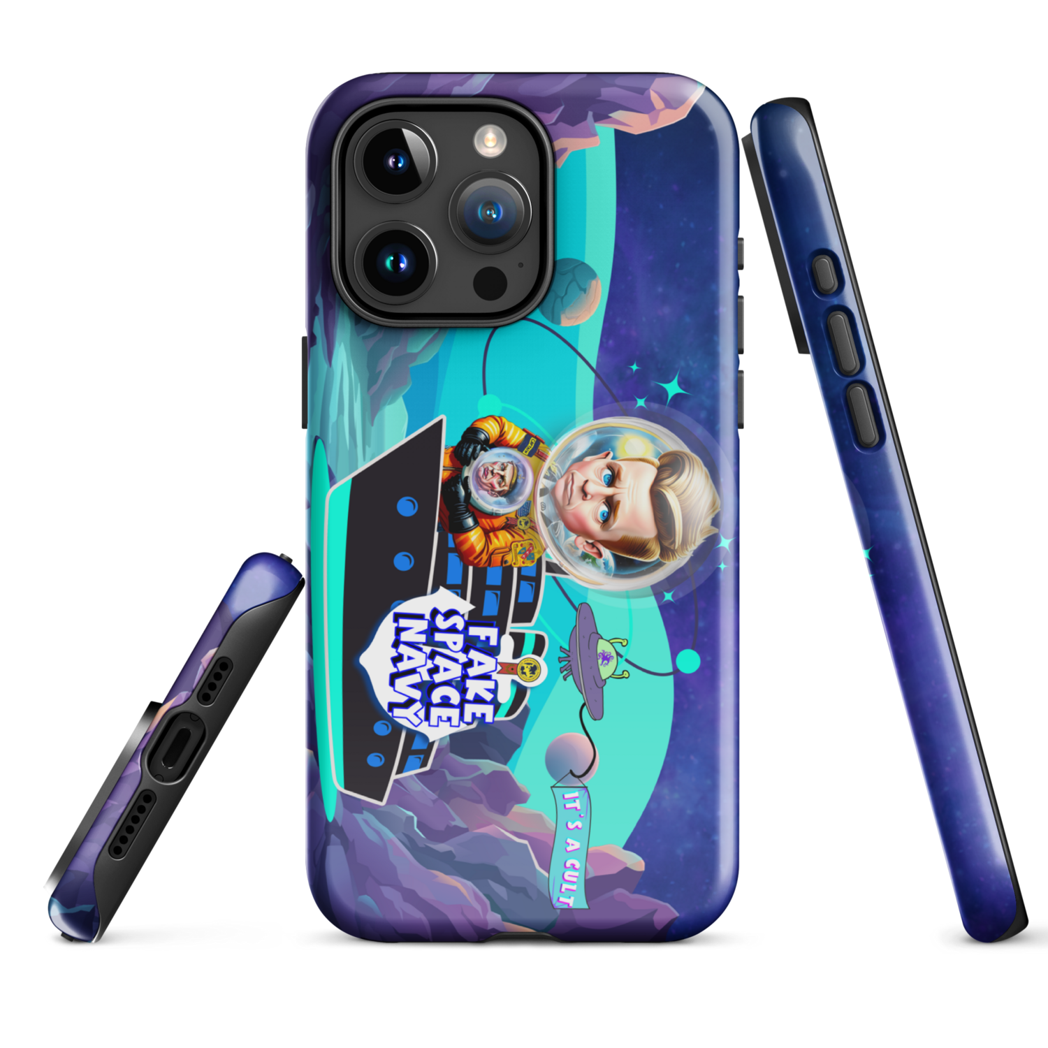 Tough Case for iPhone® - Scientology: Fake Space Navy