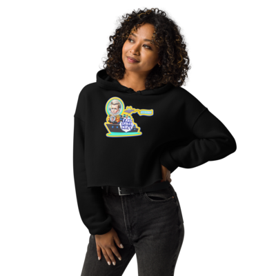 Crop Hoodie - Scientology: Fake Space Navy - Freewinds