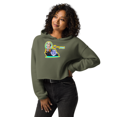 Crop Hoodie - Scientology: Fake Space Navy - Freewinds