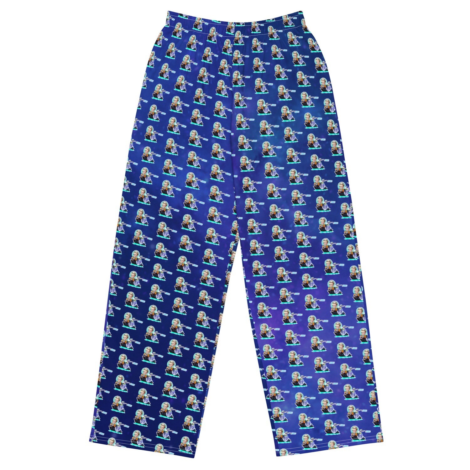Unisex wide-leg pants - Scientology: Fake Space Navy - Freewinds