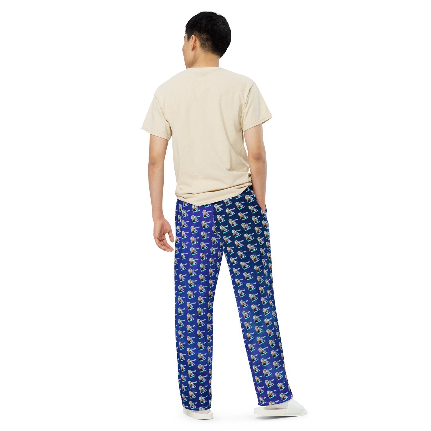 Unisex wide-leg pants - Scientology: Fake Space Navy - Freewinds