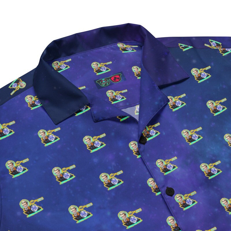 Unisex button shirt - Scientology: Fake Space Navy - Freewinds