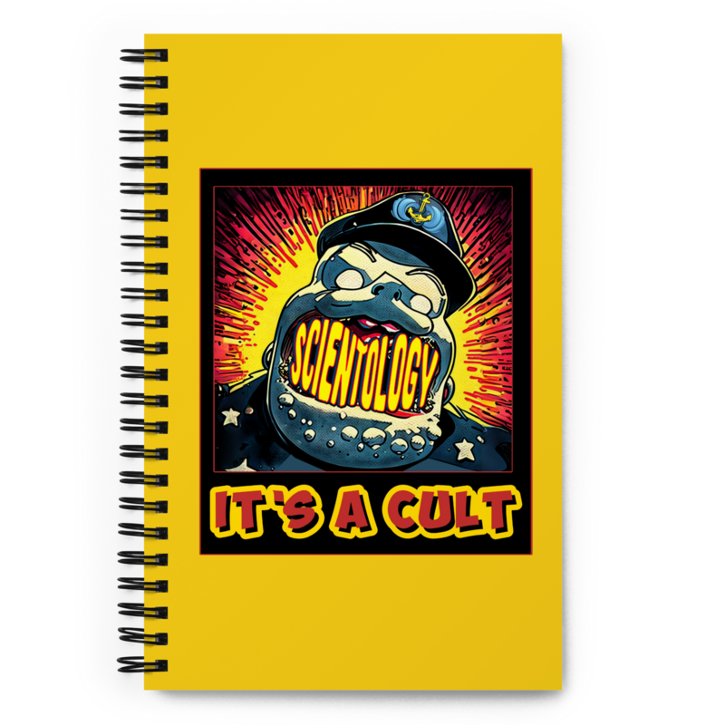 Spiral notebook - Scientology: Needs To Pay Taxes