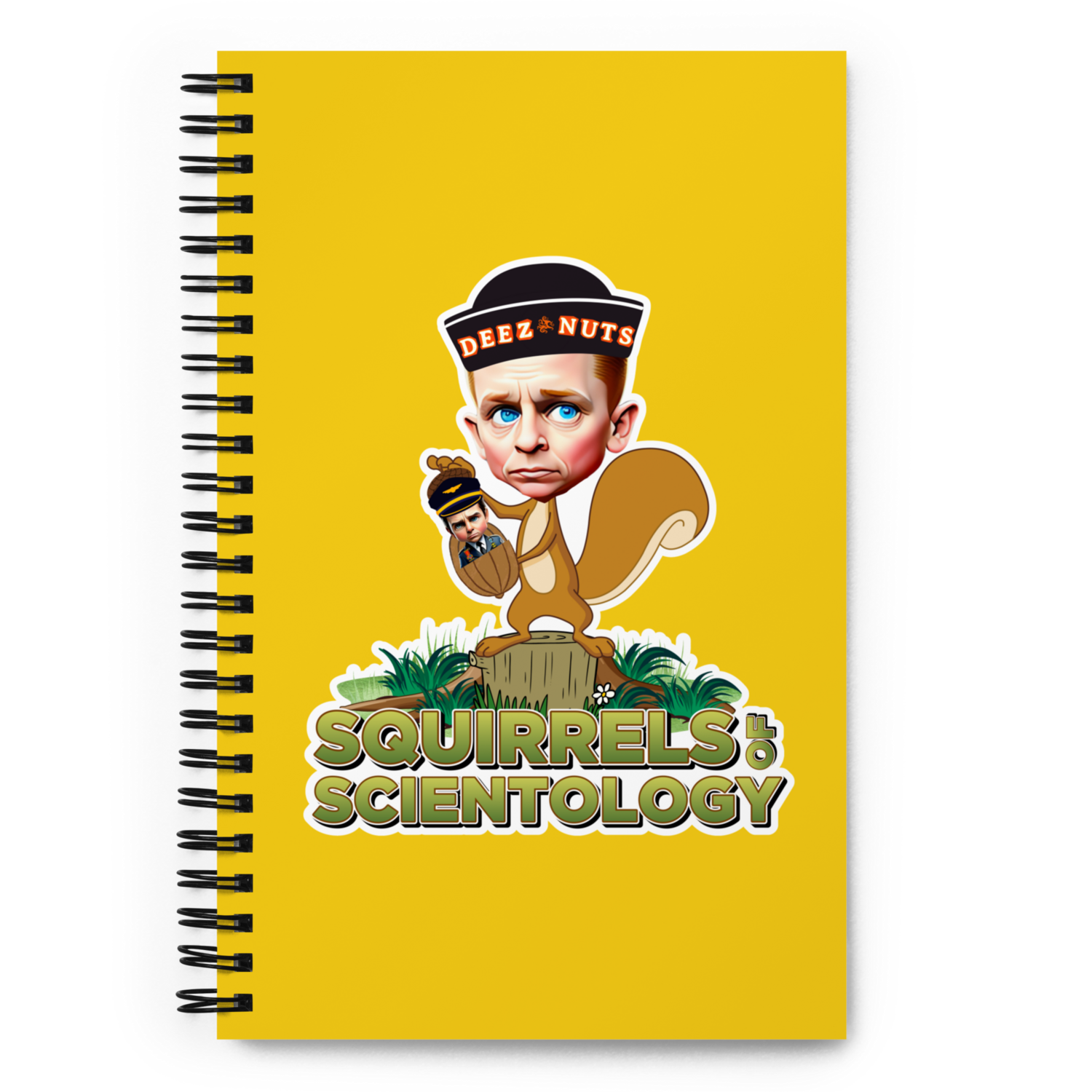 Spiral notebook - Squirrels Of Scientology - Deez Nuts
