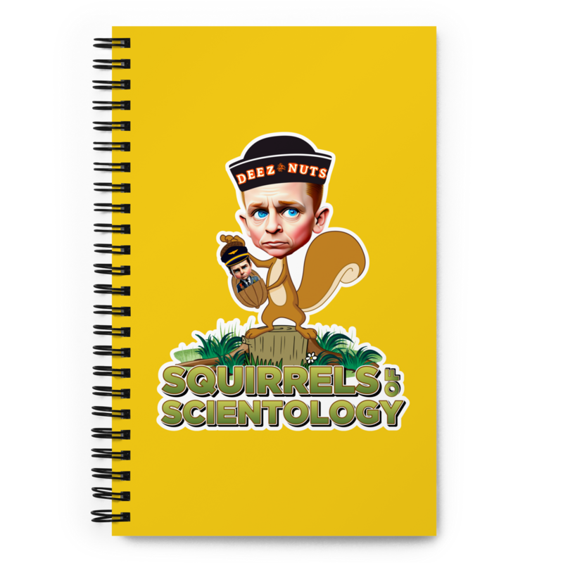 Spiral notebook - Squirrels Of Scientology - Deez Nuts
