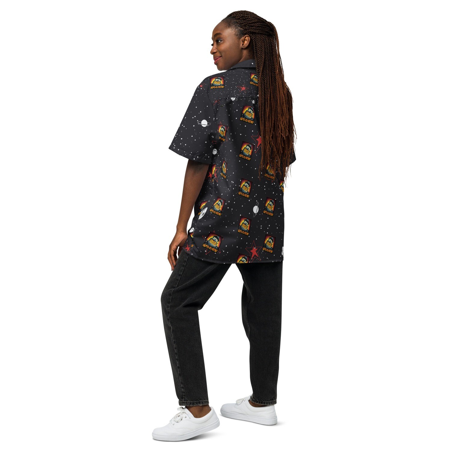 Unisex button shirt - Scientology: Needs To Pay Taxes
