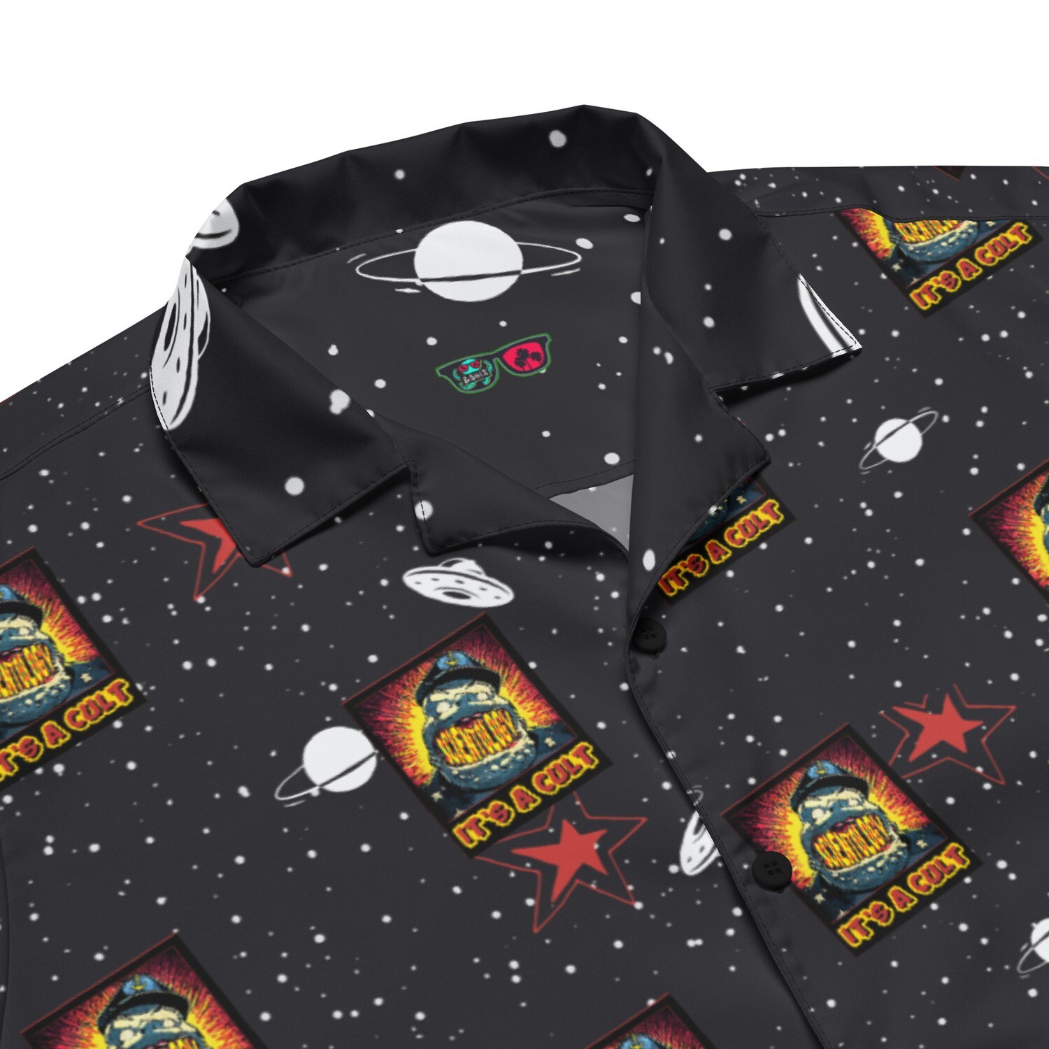 Unisex button shirt - Scientology: Needs To Pay Taxes