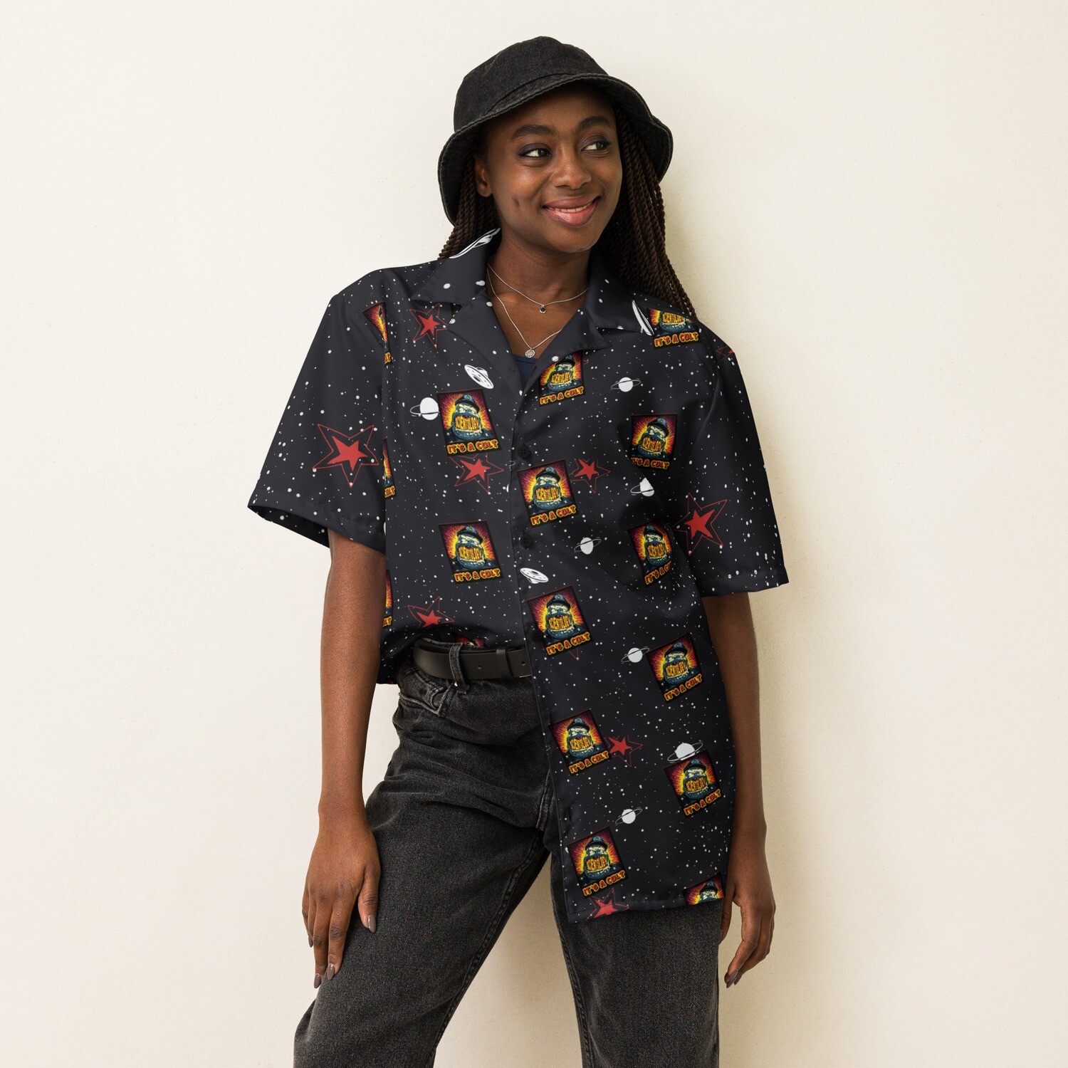 Unisex button shirt - Scientology: Needs To Pay Taxes