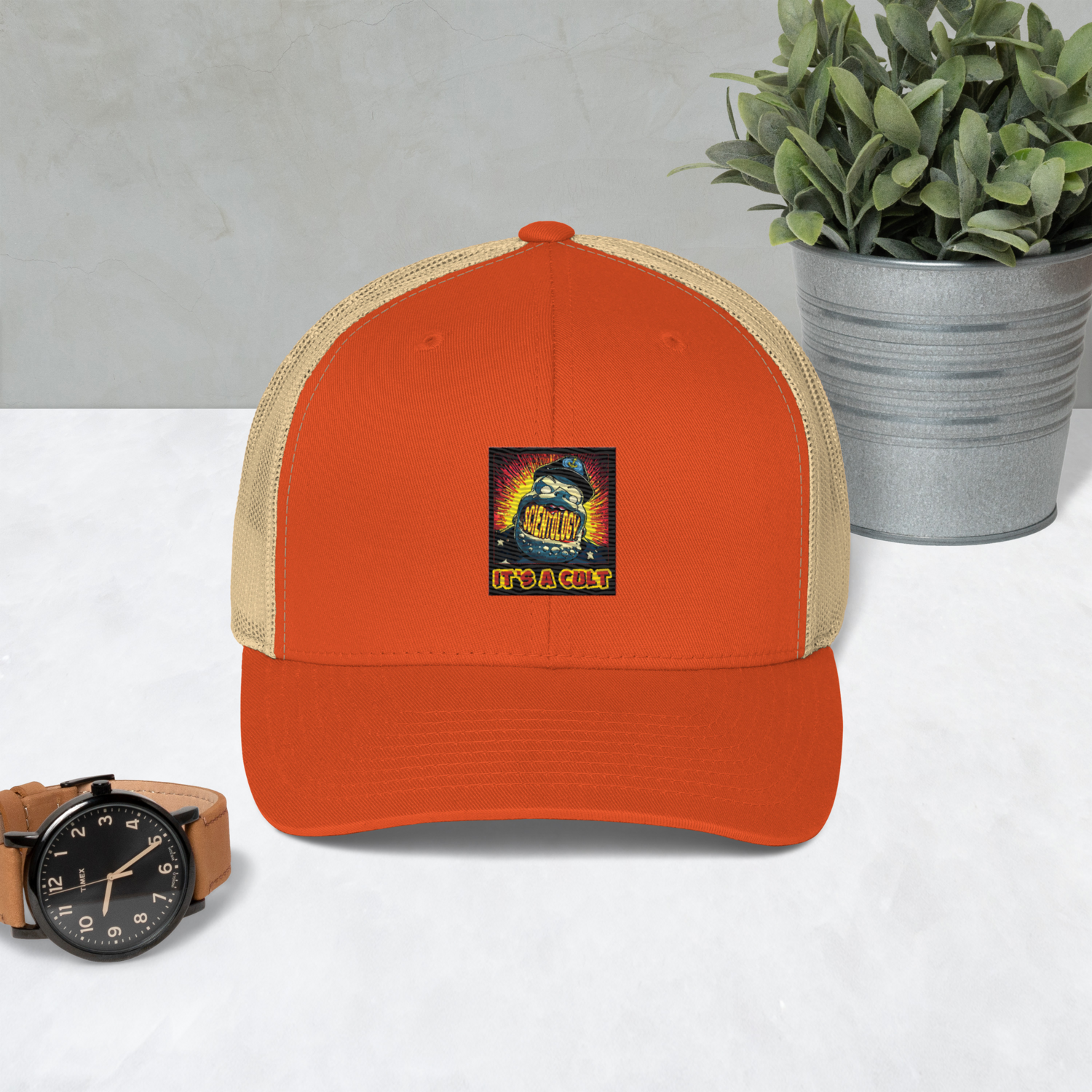 Trucker Cap - Scientology: Needs To Pay Taxes