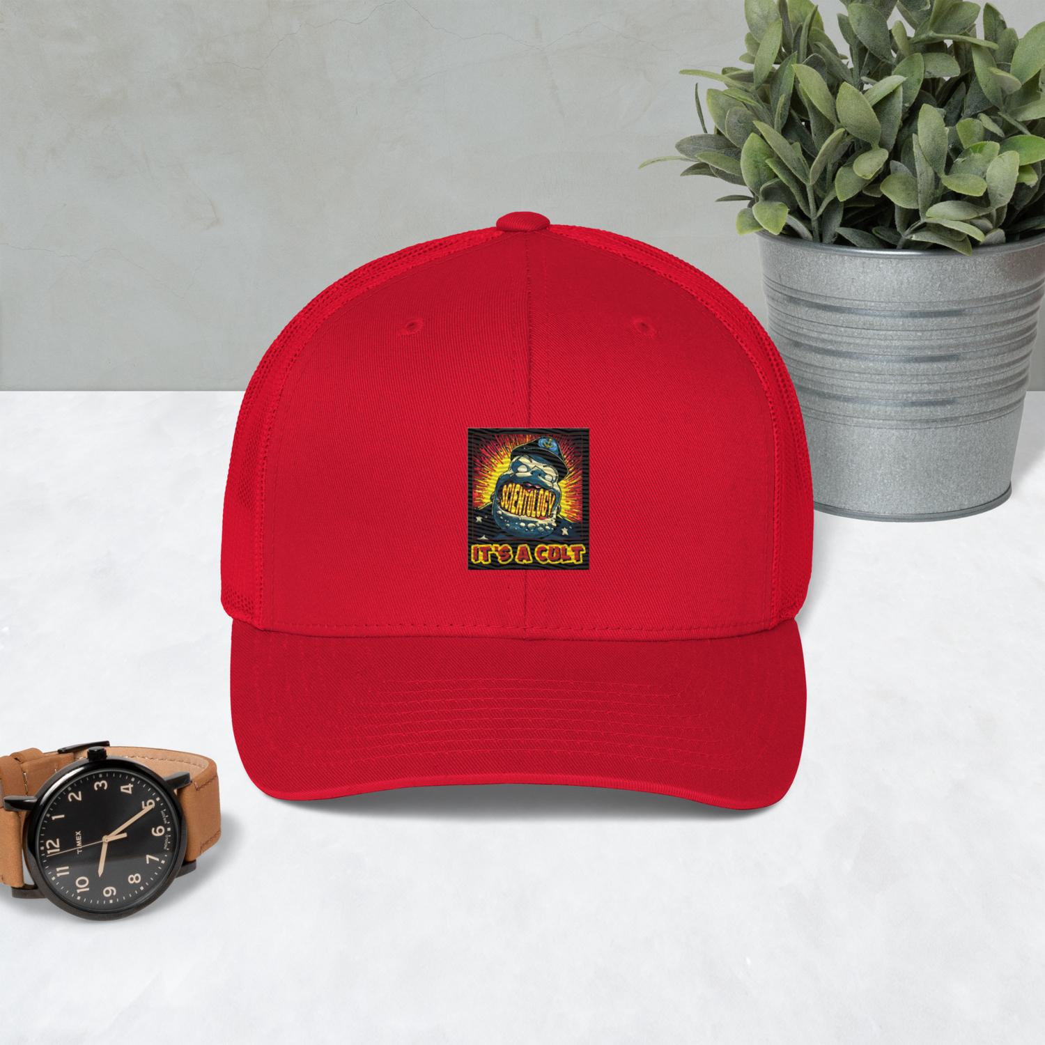 Trucker Cap - Scientology: Needs To Pay Taxes