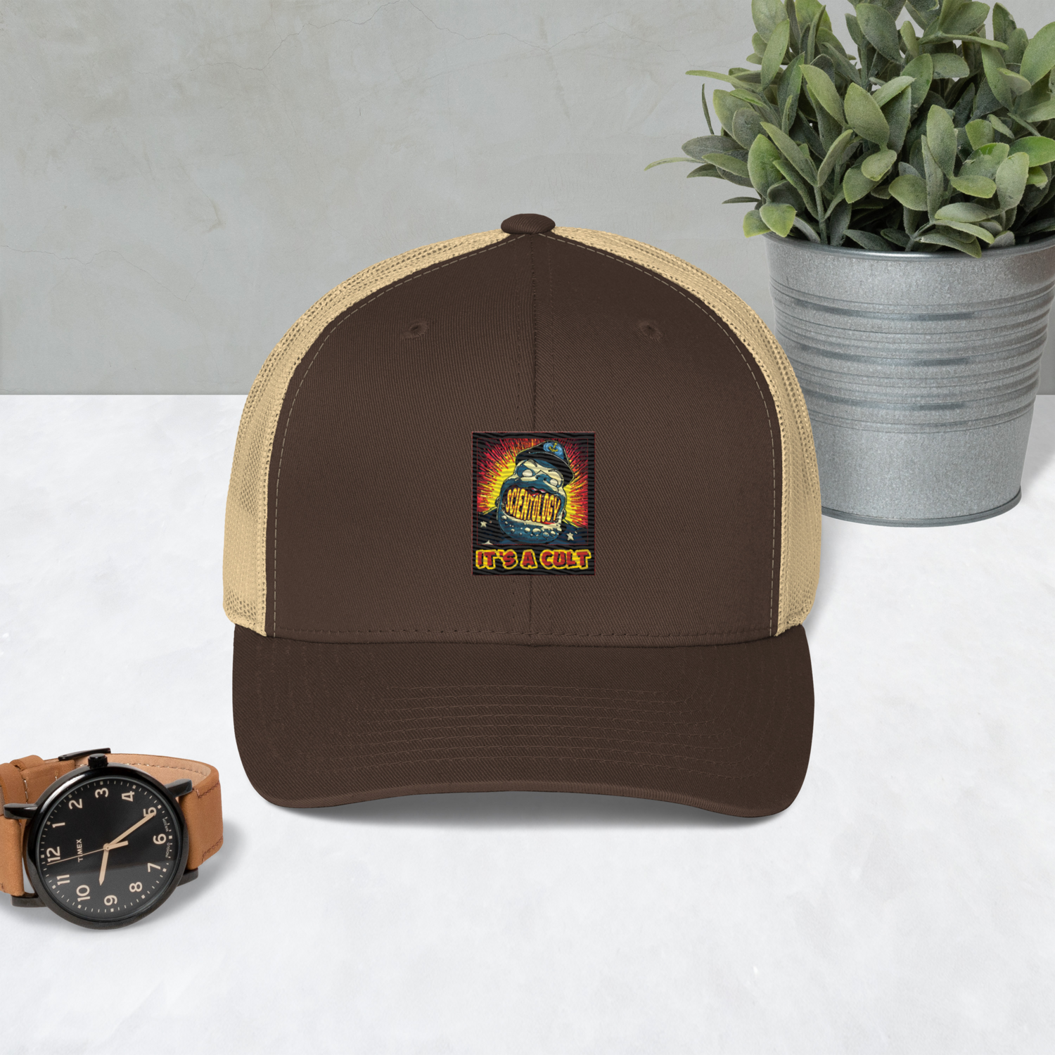 Trucker Cap - Scientology: Needs To Pay Taxes