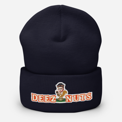 Cuffed Beanie - Squirrels Of Scientology - Deez Nuts Too
