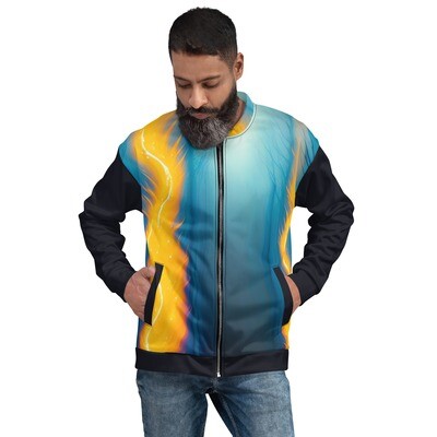 Unisex Bomber Jacket - Enlightened Fire