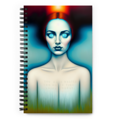Spiral notebook - Wasted Time