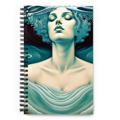 Spiral notebook - Home Decor Design: Treading Water