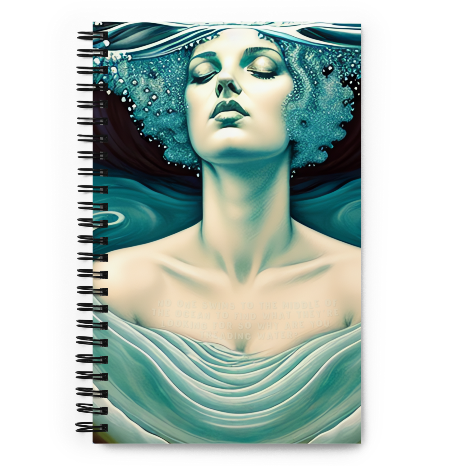 Spiral notebook - Home Decor Design: Treading Water