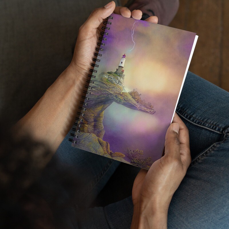 Spiral notebook - Lighthouse Dreams